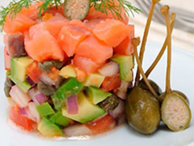 Рецепт тартара из лосося