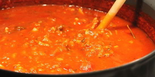 Томатно-мясной соус