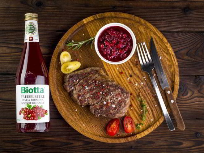 Рецепт ягодного соуса к мясу