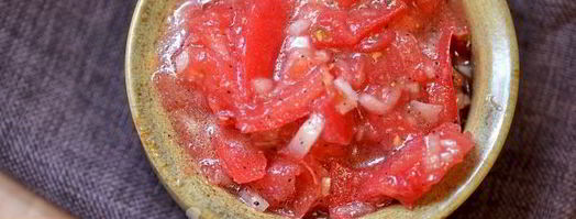 арабский салат-суп из розовых помидоров. Шаг 10