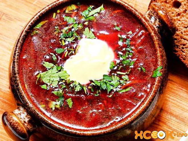 Рецепт борща без мяса
