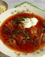 Борщ из конины