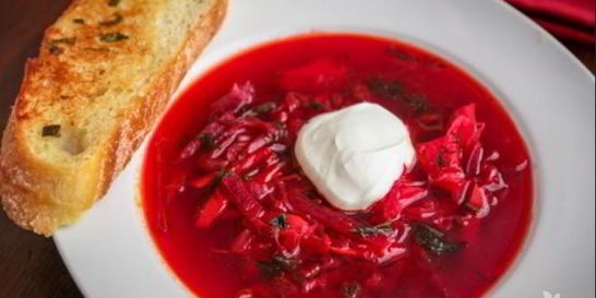 Борщ из курицы