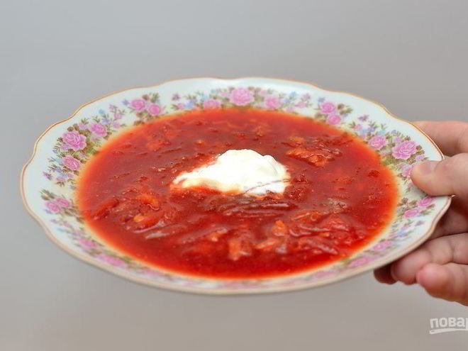 Рецепт борща из свеклы