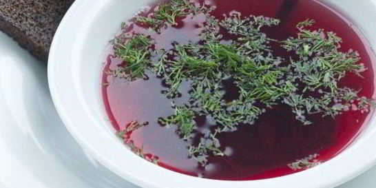 Борщ из запеченной свеклы