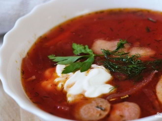 Рецепт борща по-львовски
