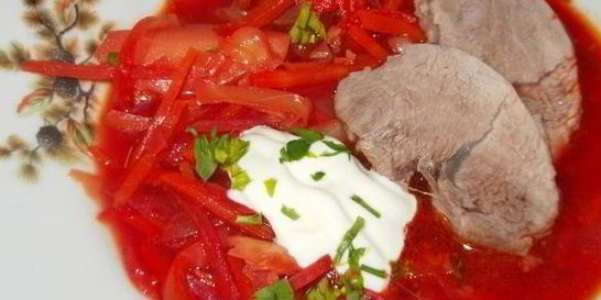 Борщ по-украински