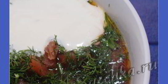 Борщ постный с грибами