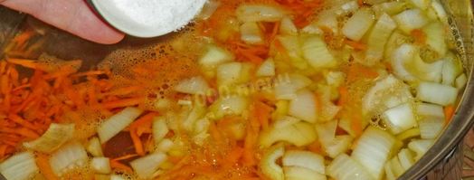 борщ с фасолью постный. Шаг 11