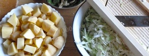 борщ с фасолью постный. Шаг 5