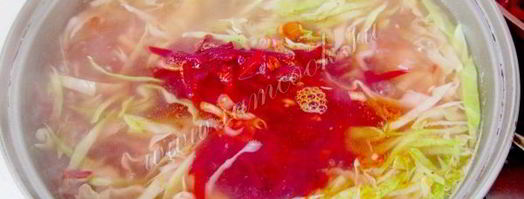 борщ с фрикадельками. Шаг 12