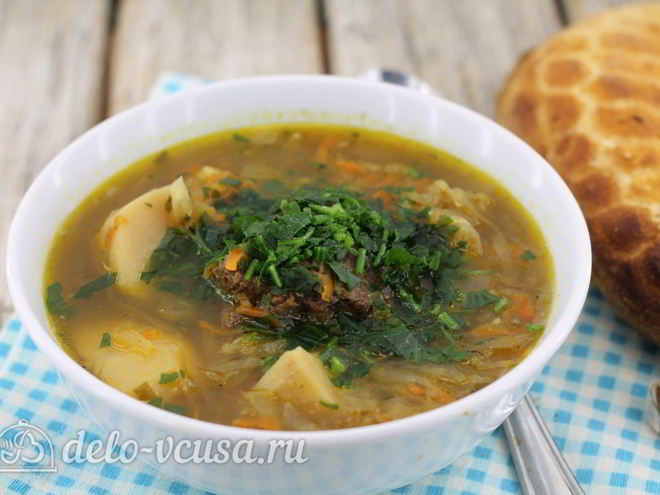 Рецепт борща с говядиной