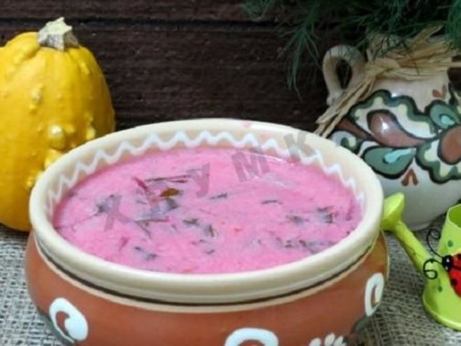 Рецепт борща с грибами и черемшой