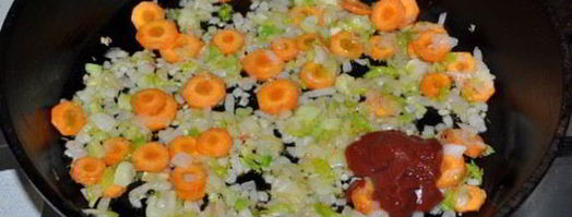 борщ с копчеными ребрышками. Шаг 3