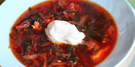 Борщ с крапивой