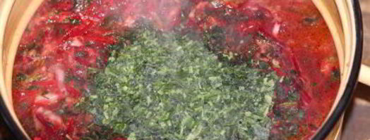 борщ с крапивой. Шаг 18