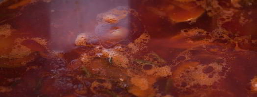 борщ с куриной грудкой и грибами. Шаг 7