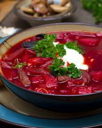 Борщ с пшеном