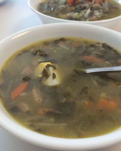 Борщ со щавелем