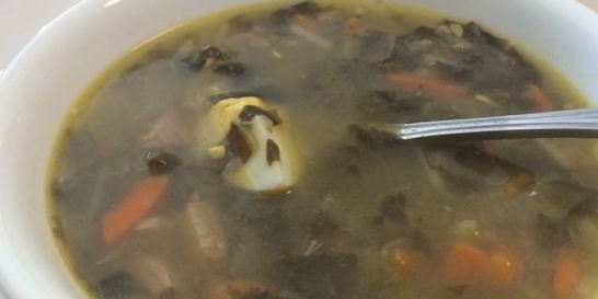 Борщ со щавелем