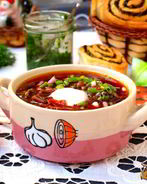 Борщ со шпинатом