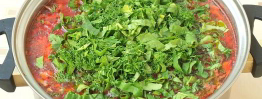 борщ со шпинатом. Шаг 6