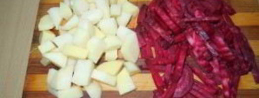 борщ в мультиварке со щавелем. Шаг 7