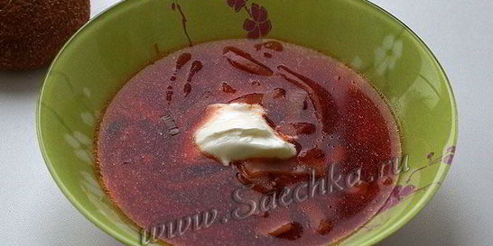 Борщ в мультиварке Steba