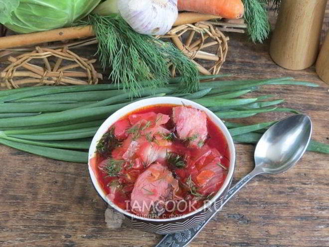 Рецепт флотского борща