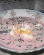 Холодный борщ Saltibarsciai