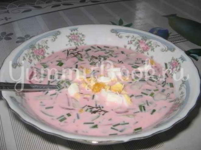 Рецепт холодного борща saltibarsciai