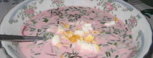 холодный борщ saltibarsciai. Шаг 16