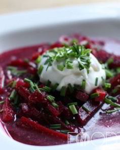 Холодный борщ