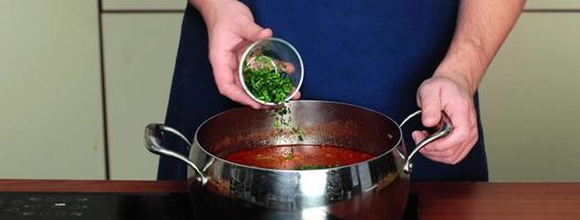 классический борщ на говяжьей грудинке. Шаг 6