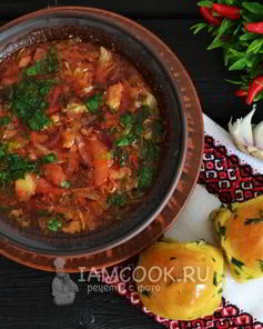 Классический борщ со свеклой