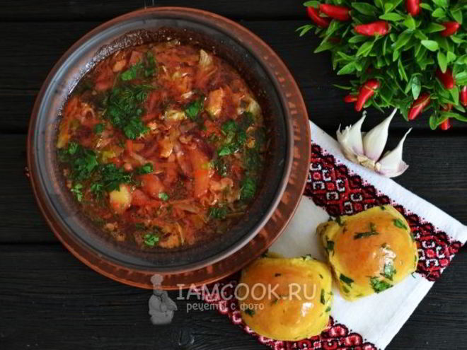 Рецепт классического борща со свеклой