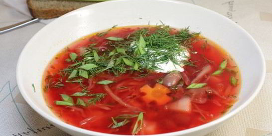 Красный борщ