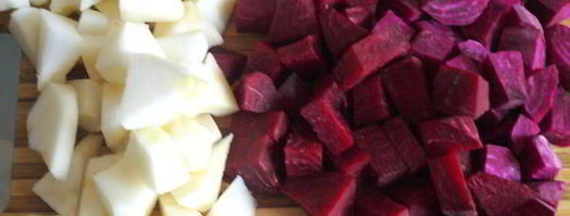 крем-борщ из свеклы и яблок. Шаг 2