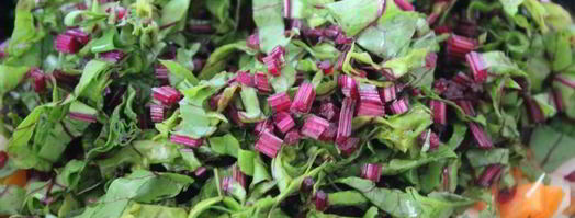 летний борщ со свекольными листьями. Шаг 3