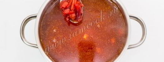 постный борщ на ароматном масле. Шаг 5