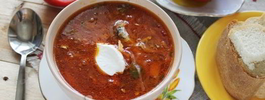 постный борщ с фасолью и килькой. Шаг 13