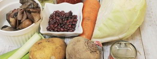 постный борщ с грибами и фасолью. Шаг 3