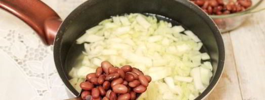 постный борщ с грибами и фасолью. Шаг 8