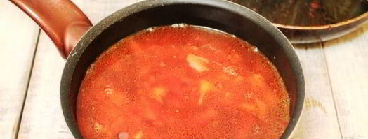 постный борщ с грибами и фасолью. Шаг 12