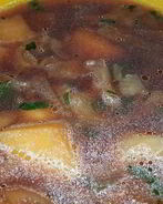 Постный борщ с нутом