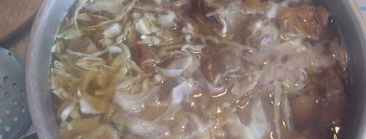 постный грибной борщ с черносливом. Шаг 8