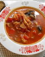 Вегетарианский борщ в мультиварке