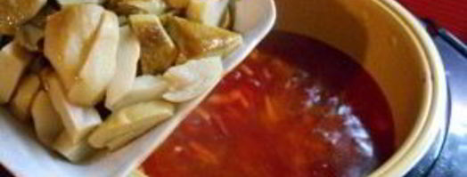 вегетарианский борщ в мультиварке. Шаг 11