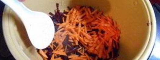 вегетарианский борщ в мультиварке. Шаг 4