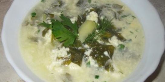 Вкусный щавелевый борщ холодный